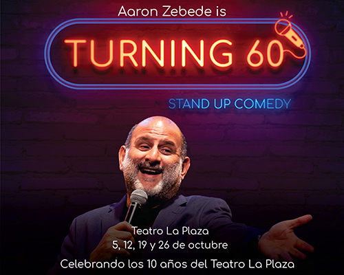AARON ZEBEDE IS TURNING 60