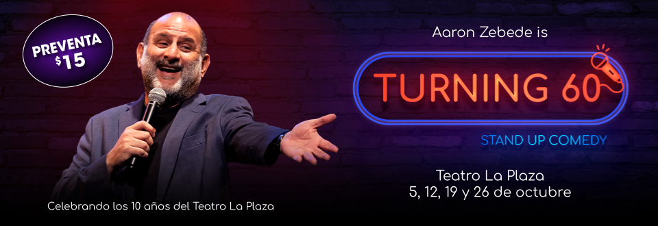 AARON ZEBEDE IS TURNING 60