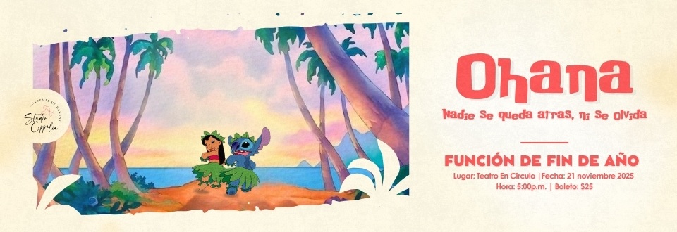 OHANA - FUNCIÒN FIN DE AÑO STUDIO COPPELIA