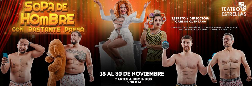 “SOPA DE HOMBRE CON BASTANTE PRESA”