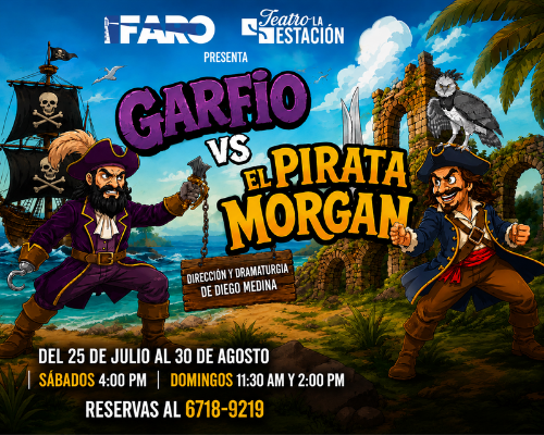 GARFIO VS EL PIRATA MORGAN TEATRO LA ESTACION