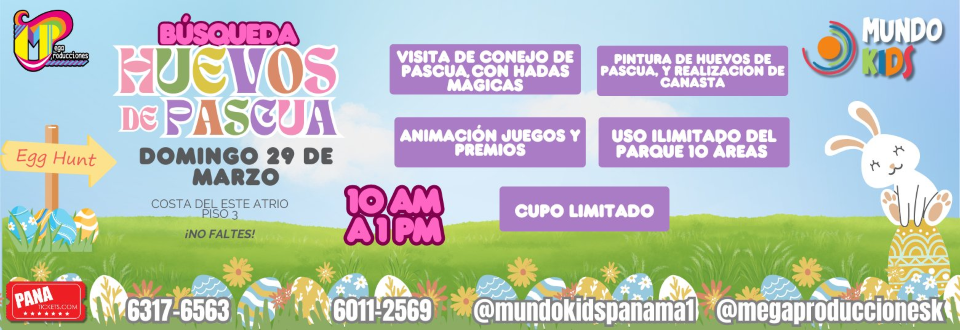 BUSQUEDA DE HUEVOS DE PASCUA - EGG HUNT